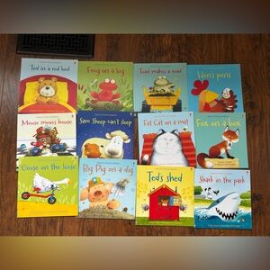 NEW Usborne Phonics Readers Book Lot – Early Reading Set of 12 -Learn to read